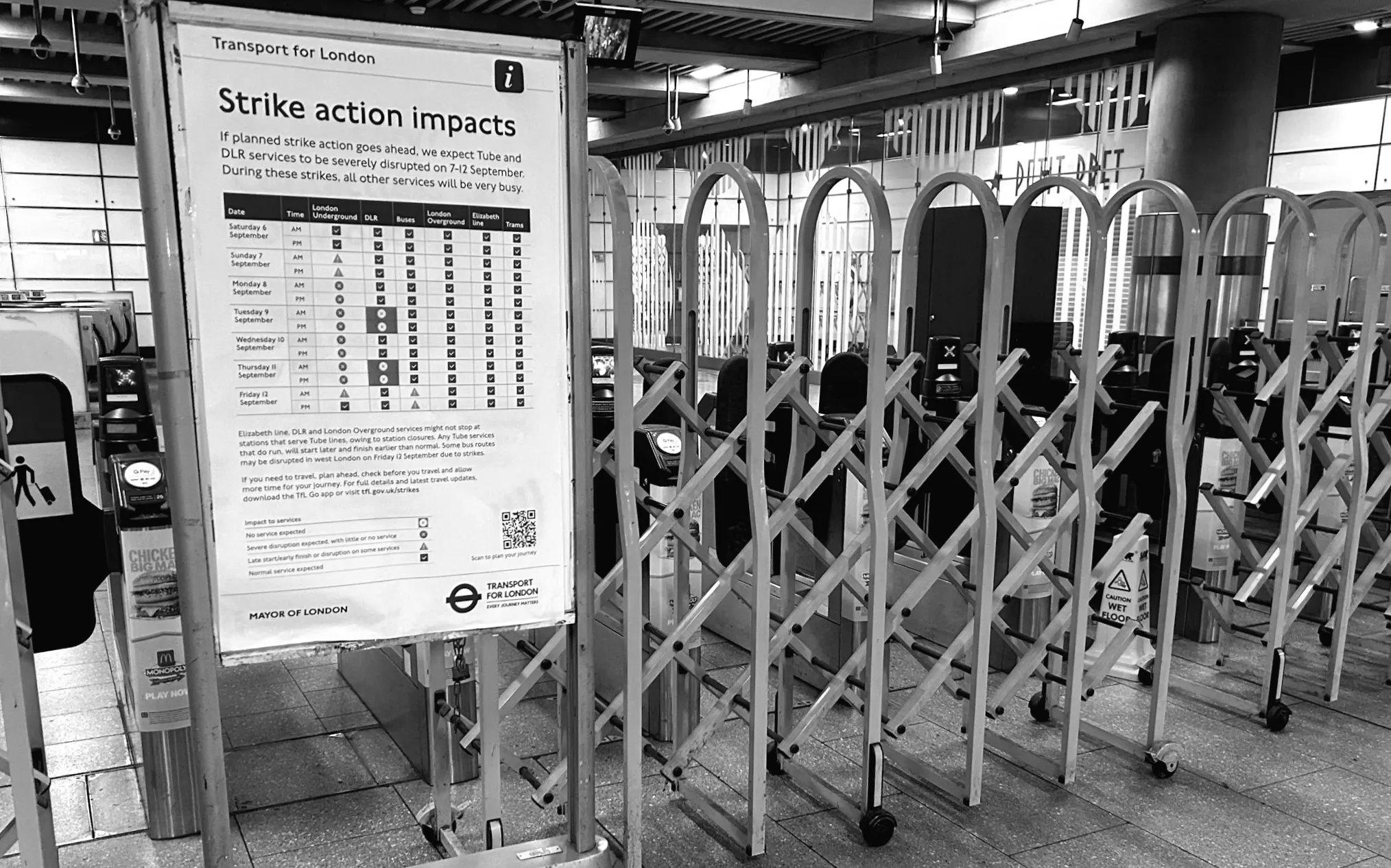 Профспілка оголосила дати страйку на лондонському метро