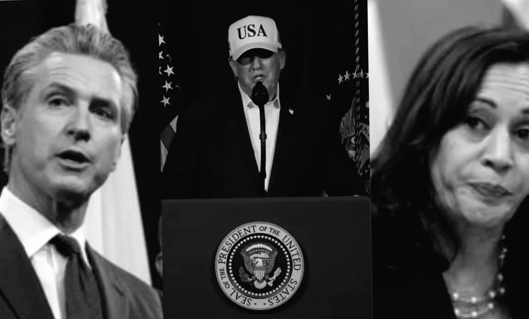 Опитування: Трамп популярніший за Ньюсома та Камалу, ICE - за Демократів