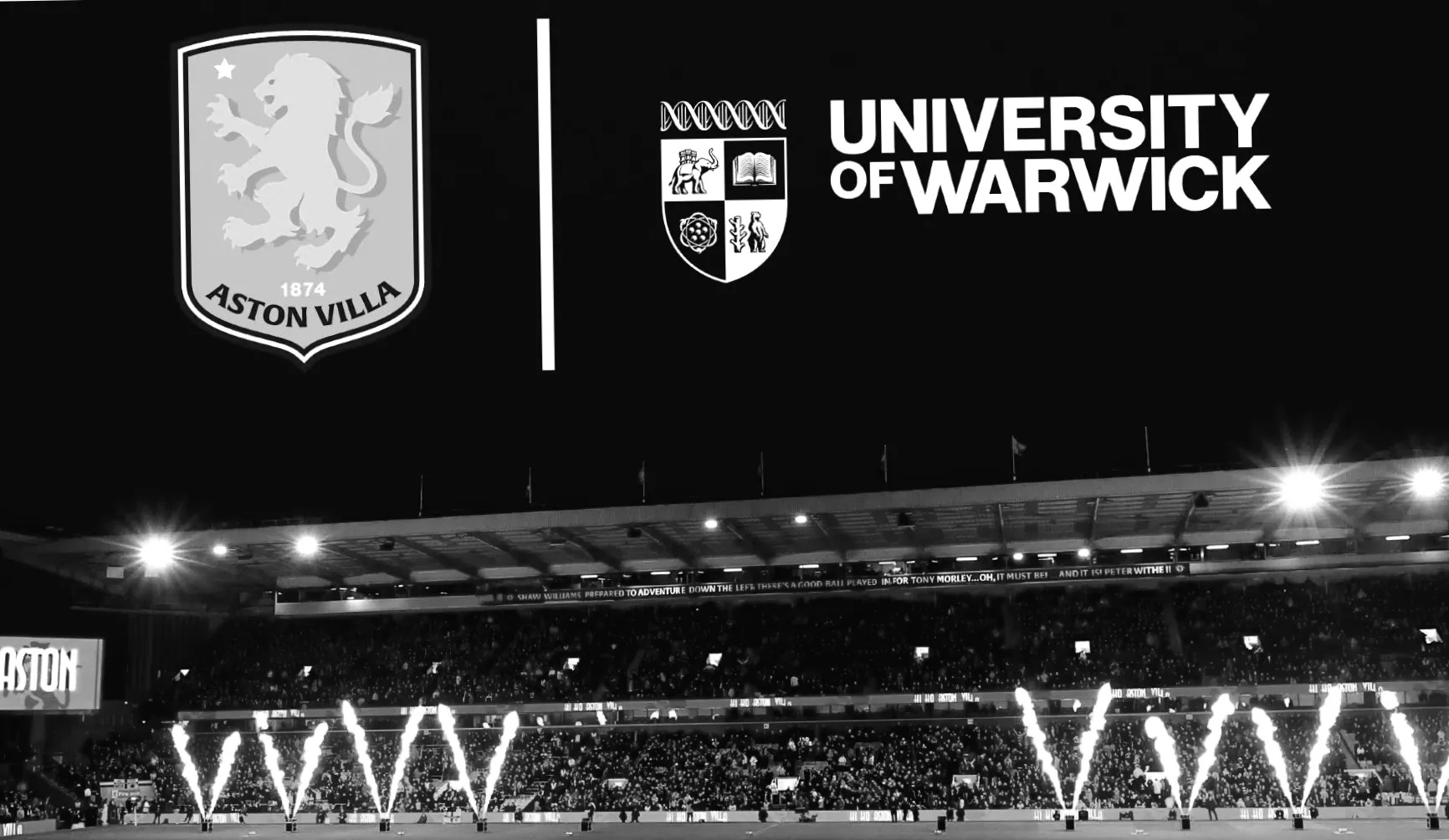 Університет співпрацює з Aston Villa для курсу.