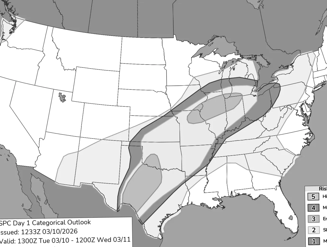 Мільйони жителів центральної частини США готуються до вибуху торнадо.