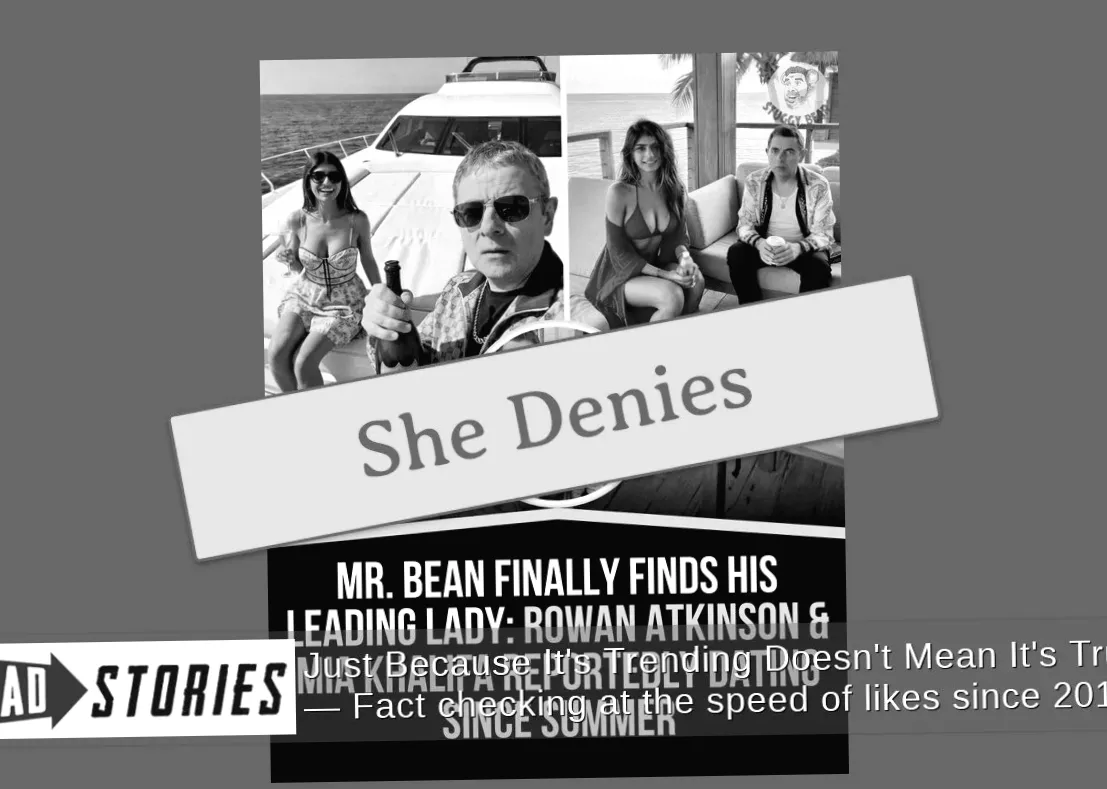 Правда або міф: Міа Халіфа не зустрічається з Роуеном Еткінсоном, актором, який грав "Містер Бін" - Чутки спростовано Халіфою