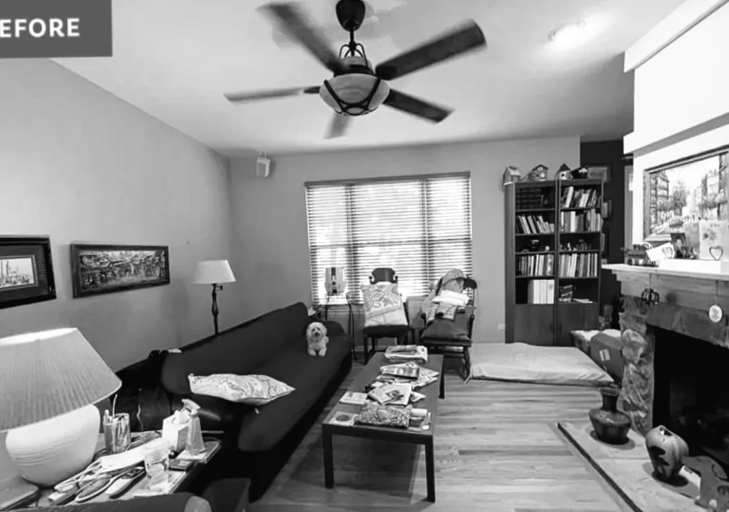 Подивіться, як стиліст освітив це переповнене, застаріле житлове простір