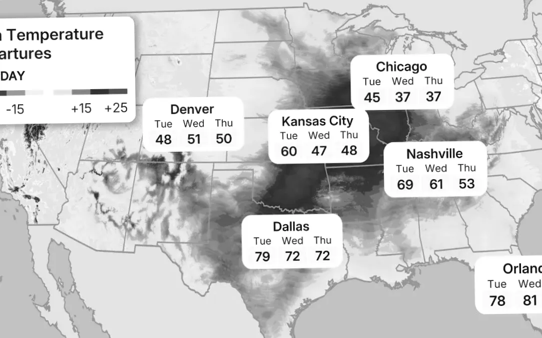 Три зміни погоди, які побачимо наступного тижня