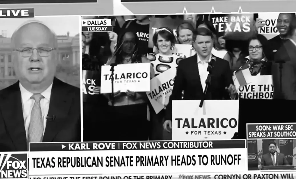 Карл Ров заявив, що демократ Джеймс Таларіко може влаштувати "несподіване" здивування в Техасі.