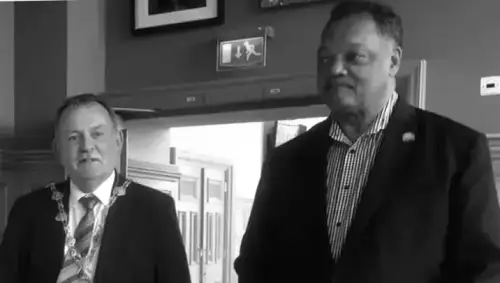 Вшанування зв'язків Рева Джессі Джексона з Лондондеррі вспоминають